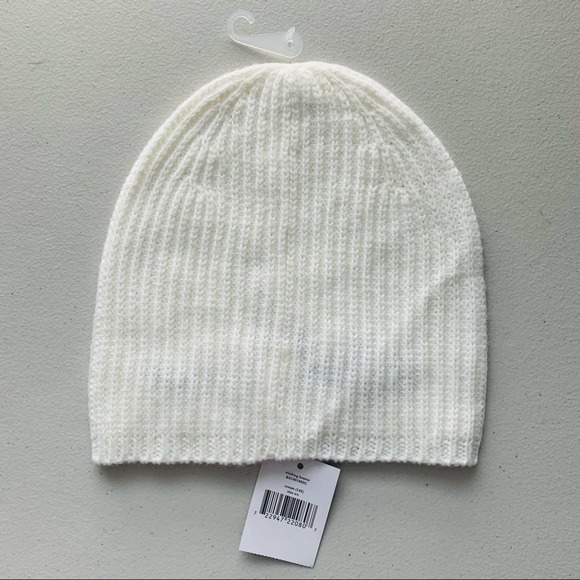 Kate Spade Winking Beanie Hat in Cream NWT - Picture 4 of 5